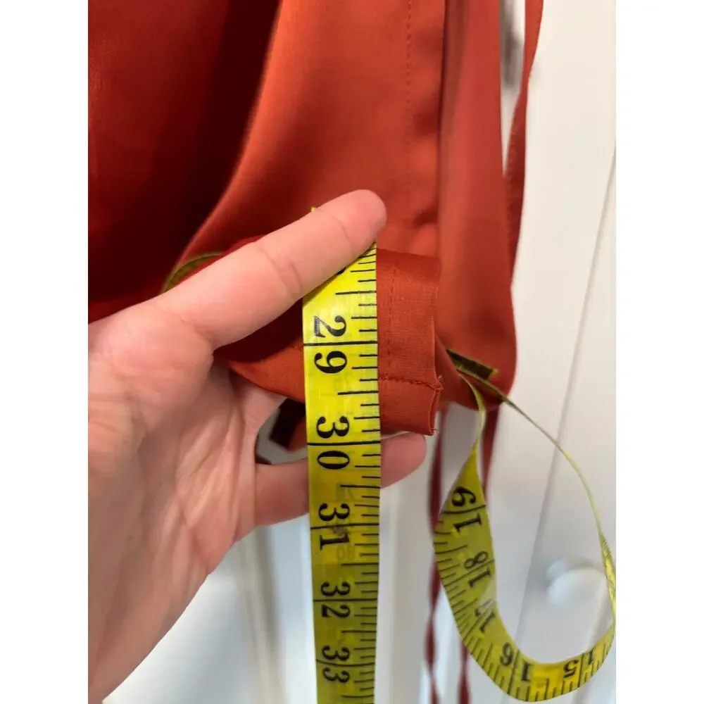 Urban Outfitters Rust Orange Spaghetti Strap mini Jumpsuit XS